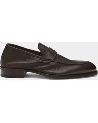 Di Bianco - Brera Leather Penny Loafers - Lyst