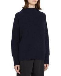 Vince - Boiled Cashmere Funnel-Neck Sweater - Lyst