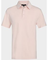 Vince - Garment-Dyed Polo Shirt - Lyst