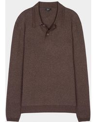 Rails - Apos;S Herrington Melange Herringbone Polo Sweater - Lyst