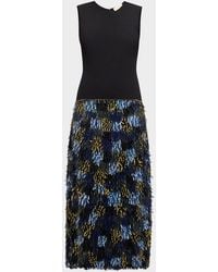 Ulla Johnson - Simone Sleeveless Fringe Midi Dress - Lyst