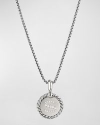 David Yurman - Collectible Diamond Initial S Necklace - Lyst