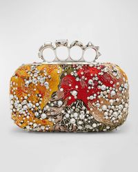 Alexander McQueen - Embellished Jewel Spike Clutch Bag - Lyst