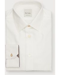 Paul Smith - Stripe Interior Cuff Tailored Fit Dress Shirt - Lyst