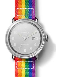 Shinola - Detrola Pride 43mm 2-strap Watch Set - Lyst