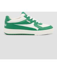 Palm Angels - Palm University Leather Low-Top Sneakers - Lyst