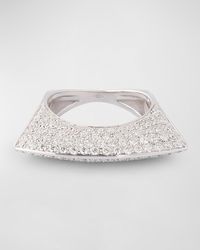 DRIES CRIEL - 18K Diamond Lotus Ring With Cross Pattern - Lyst