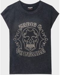 Zadig & Voltaire - Cloe Hc Skull Strass - Lyst
