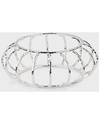 Nest - Hammered-Plated Cage Cuff Bracelet - Lyst