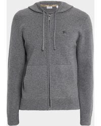 Burberry - Apos;S Ekd Cashmere-Blend Knit Hoodie - Lyst