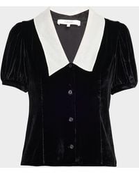 FRAME - The Velvet Sailor Button-Front Shirt - Lyst