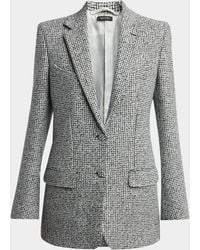 Tom Ford - Sequined Broken Chevron Tweed Single-Breasted Western Jacket - Lyst