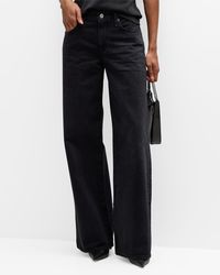 Agolde - Clara Low-Rise Baggy Flare Jeans - Lyst