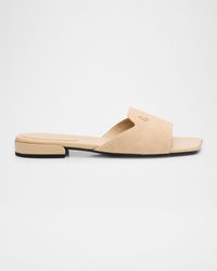 Jimmy Choo - Dina Linen Flat Slide Style - Lyst