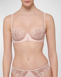 Simone Perele - Saga Non-Padded Lace Demi Bra - Lyst