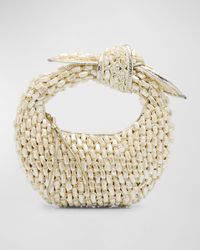 Poolside - The Josie Pearly Knot Top-Handle Bag - Lyst