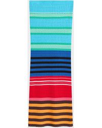 Zankov - Edith Striped Pointelle Knit Maxi Pencil Skirt - Lyst