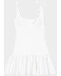 Sandro - Lolita Mixed-Media Mini Dress - Lyst