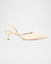 STAUD - Sebastian 40Mm Leather Slingback Pumps - Lyst