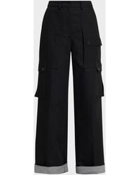 3.1 Phillip Lim - Utility Cargo Pants With Contrast Cuffs - Lyst