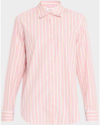 Xirena - Beau Cotton Stripe Button-Front Shirt - Lyst