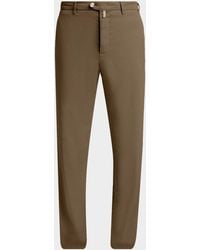 Kiton - Apos;S Lyocell Stretch Straight Leg Flat-Front Pants - Lyst