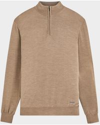 Bugatchi - Apos;S Wool Quarter-Zip Sweater - Lyst