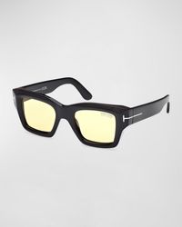 Tom Ford - Ilias Photochromic Acetate Square Sunglasses - Lyst