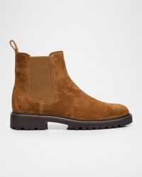 Vince - Apos;S Dave Suede Lug-Sole Chelsea Boots - Lyst