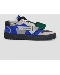 Off-White c/o Virgil Abloh - Floating Arrow Suede Low-Top Sneakers - Lyst