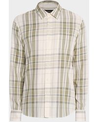 Vince - Apos;S Dunluce Plaid Long-Sleeve Button-Down Shirt - Lyst