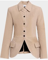 IRO - Rosario Tailored Leather Blazer - Lyst