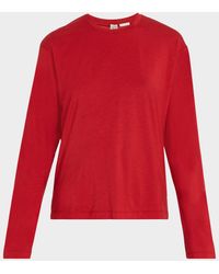 TOTEME - Classic Long-Sleeve Tee - Lyst