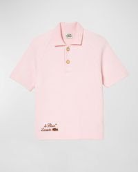 Lacoste - X Le Fleur Ribbed Polo Sweater - Lyst