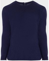 ZEGNA - Oasi Cashmere Brushed Crewneck Sweater - Lyst