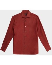 ZEGNA - Apos;S Oasi Lino Linen Button-Down Shirt - Lyst