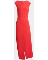 Proenza Schouler Faye Twist-back Matte-crepe Maxi Dress in White | Lyst