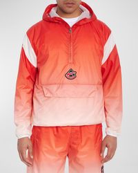 Avirex - Ombré Quarter Zip Hooded Jacket - Lyst