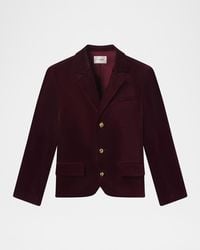 FRAME - The Velvet Smart Blazer - Lyst