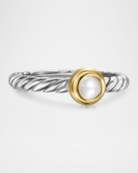 David Yurman - Cable Flex Ring With Gemstone - Lyst