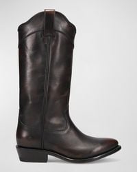 Frye - Billy Daisy Leather Tall Western Boots - Lyst
