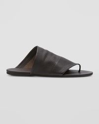 Marsèll - Arsella Leather Flat Sandals - Lyst