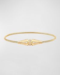 Boucheron - Jack De Single-wrap Diamond-part Bracelet In Yellow Gold - Lyst