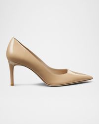 Stuart Weitzman - Stuart Patent Stiletto Pumps - Lyst