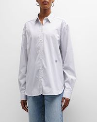 Totême - Stripe Signature Cotton Button Down Shirt - Lyst