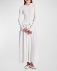 Altuzarra - Denning Ribbed A-Line Maxi Dress - Lyst