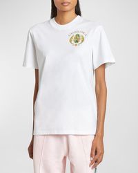 Casablanca - Jewels Of Africa Tennis Club Printed Short-Sleeve T-Shirt - Lyst