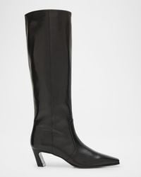 Stuart Weitzman - Stassi Leather Knee-High Boots - Lyst