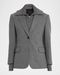 Rag & Bone - Frank Wool Blazer With Removable Sweater - Lyst