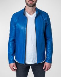 Maceoo - Reversible Leather Lab Jacket - Lyst